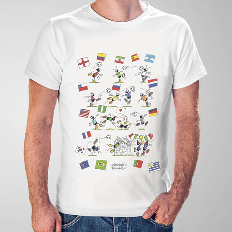 T-shirt "Mondiali di calcio"