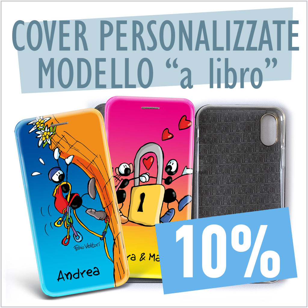 Cover pers. modello "a libro"