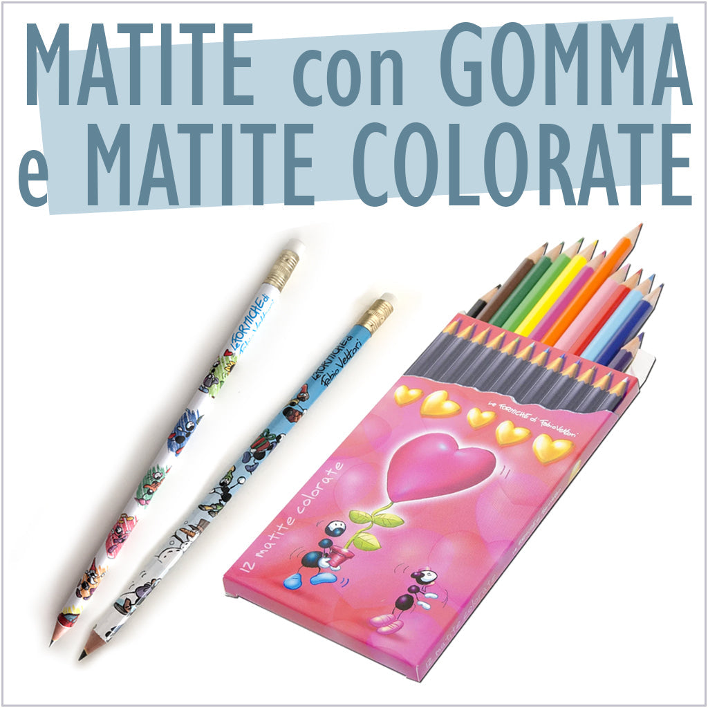 Colored pencils and pencils