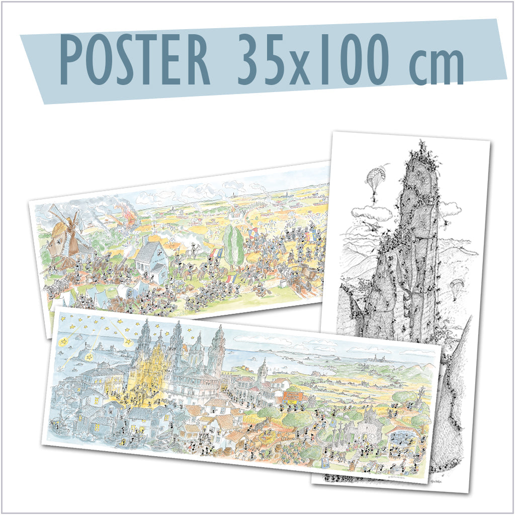 Poster 35x100 cm