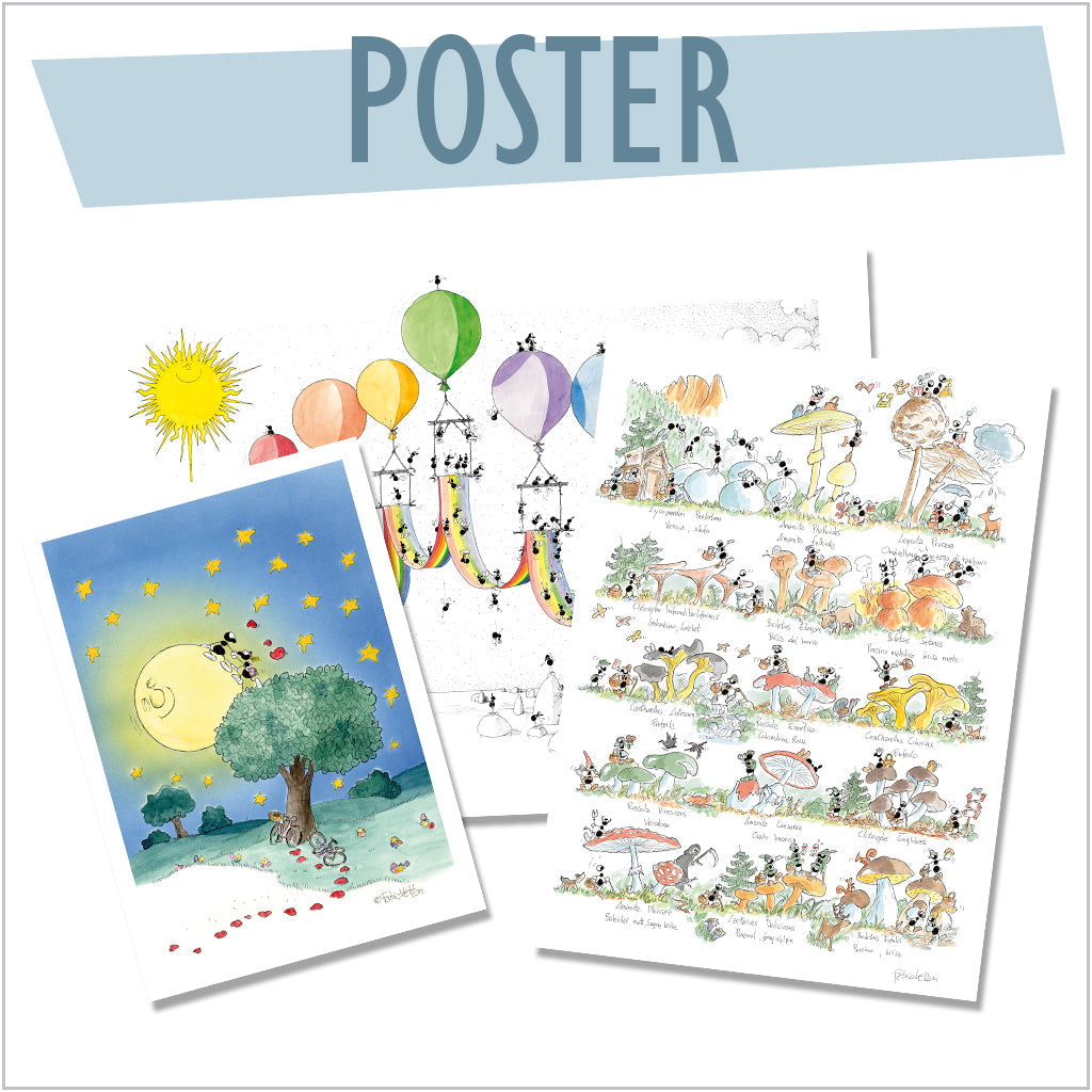 Poster artistici in vari formati di Fabio Vettori - Le Formiche di ...