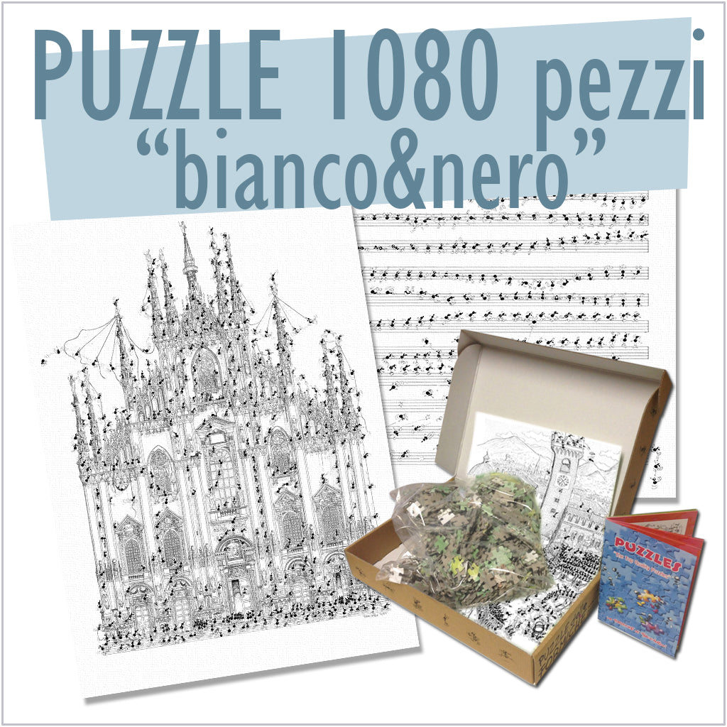 Black&amp;white puzzle 1080 pcs.