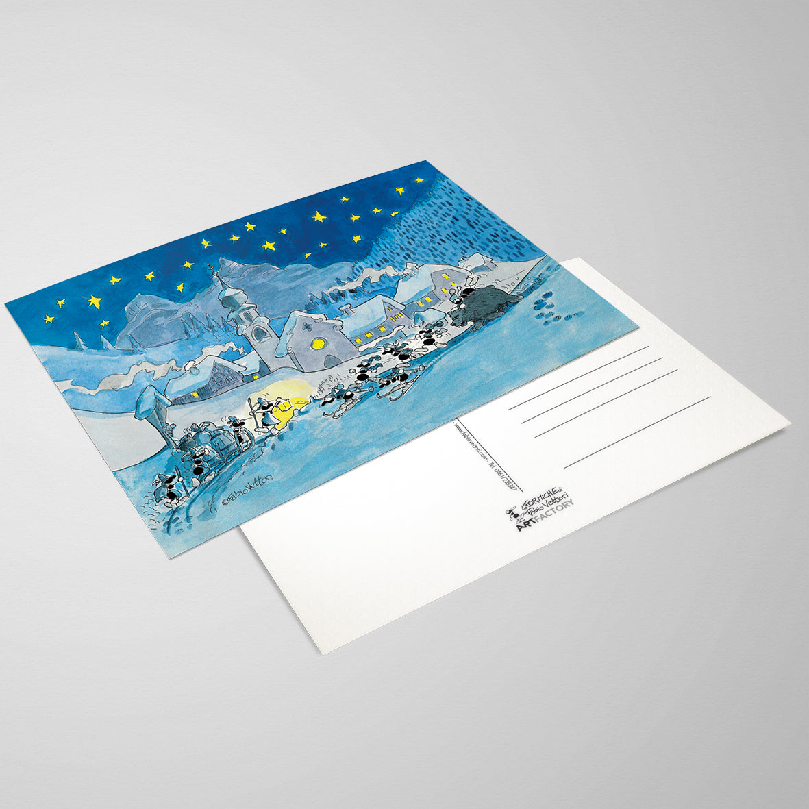 Cartolina "Nevicata"