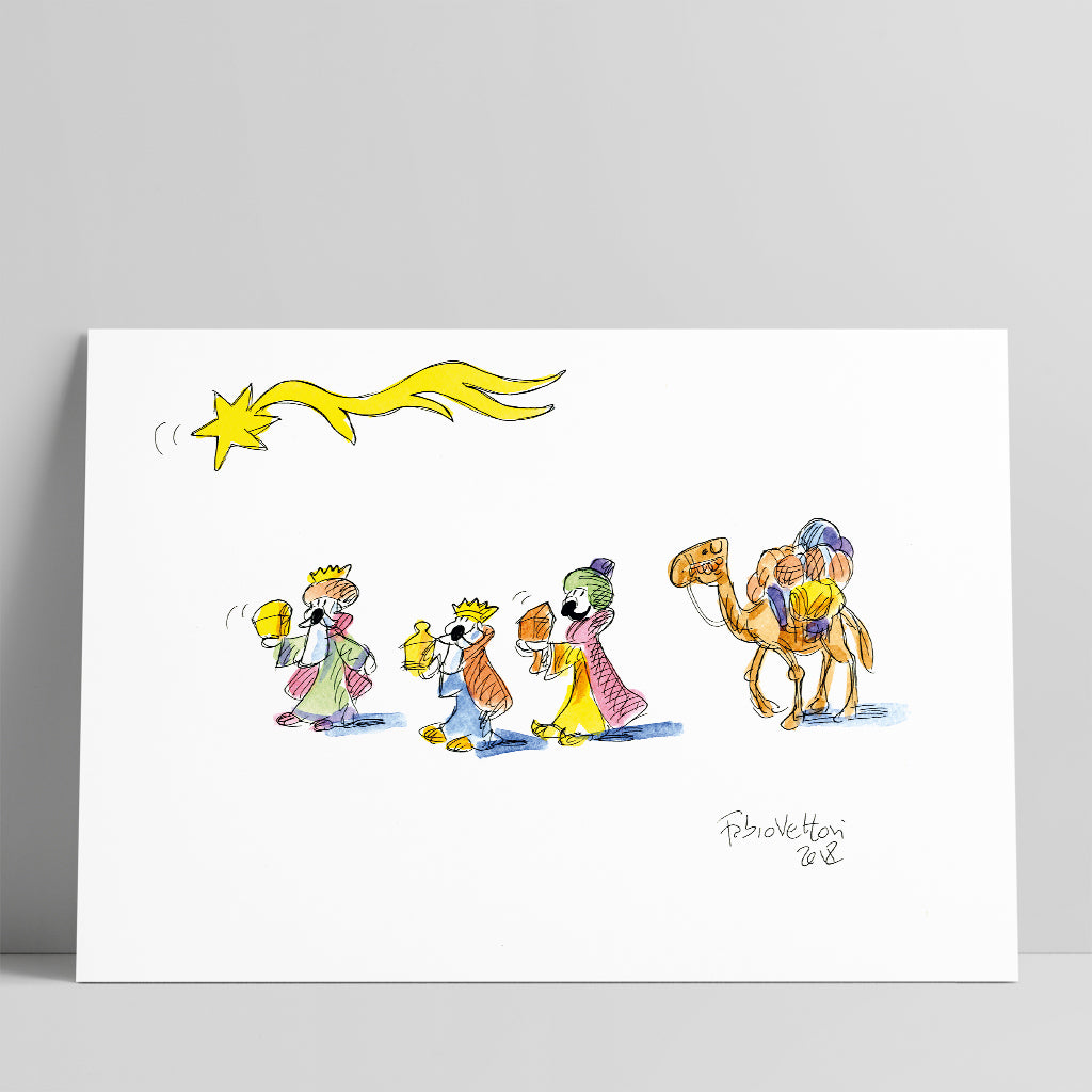 Original drawing "Peter and the Wolf"