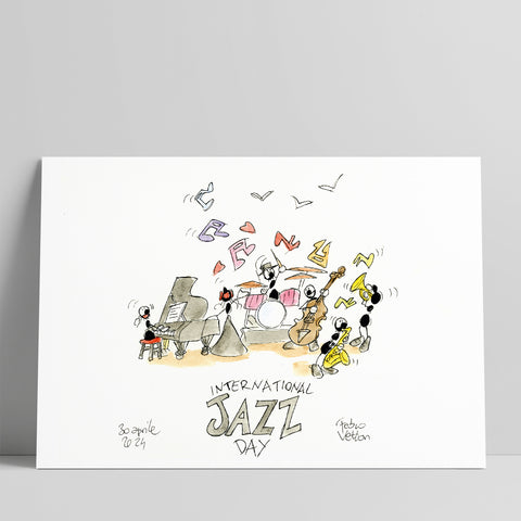 Disegno originale "International Jazz Day"