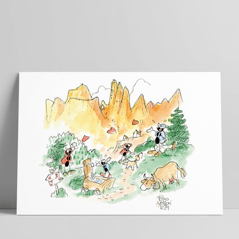 Disegno originale "Montagna"