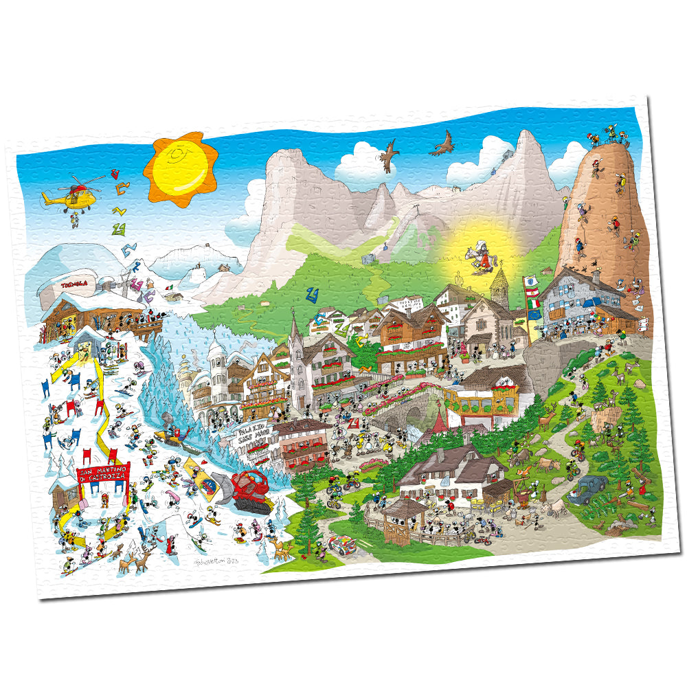 Puzzle "San Martino di Castrozza" 1080 pezzi