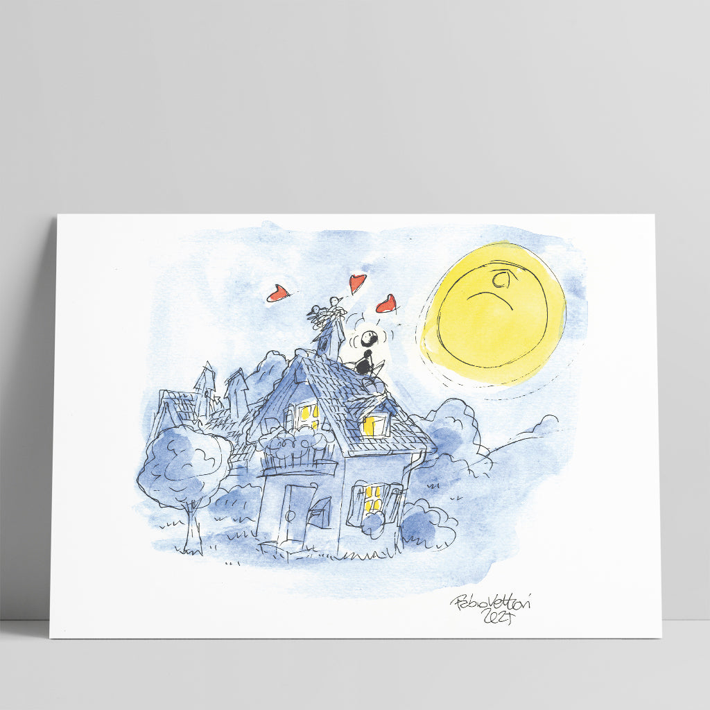 Disegno originale "Luna piena"