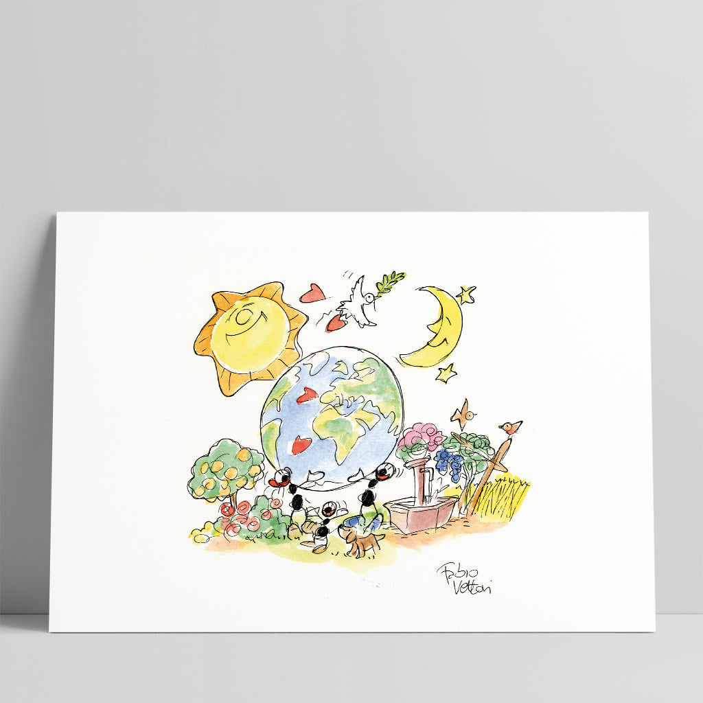 Disegno originale "Giornata mondiale della Terra 2025"