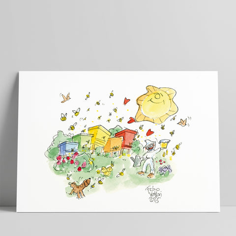 Disegno originale "Giornata mondiale delle api 2025"