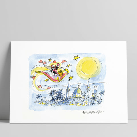 Disegno originale "Aladdin"