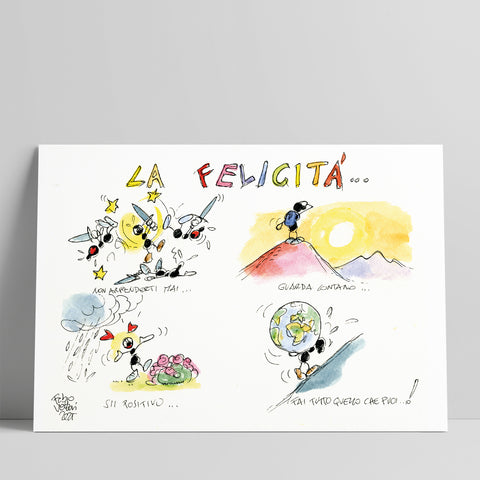 Disegno originale "La Felicità"