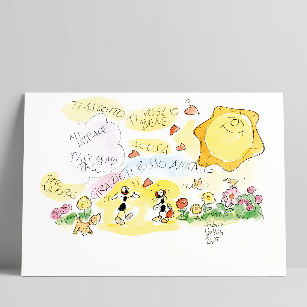 Disegno originale "Cuore Gentile"