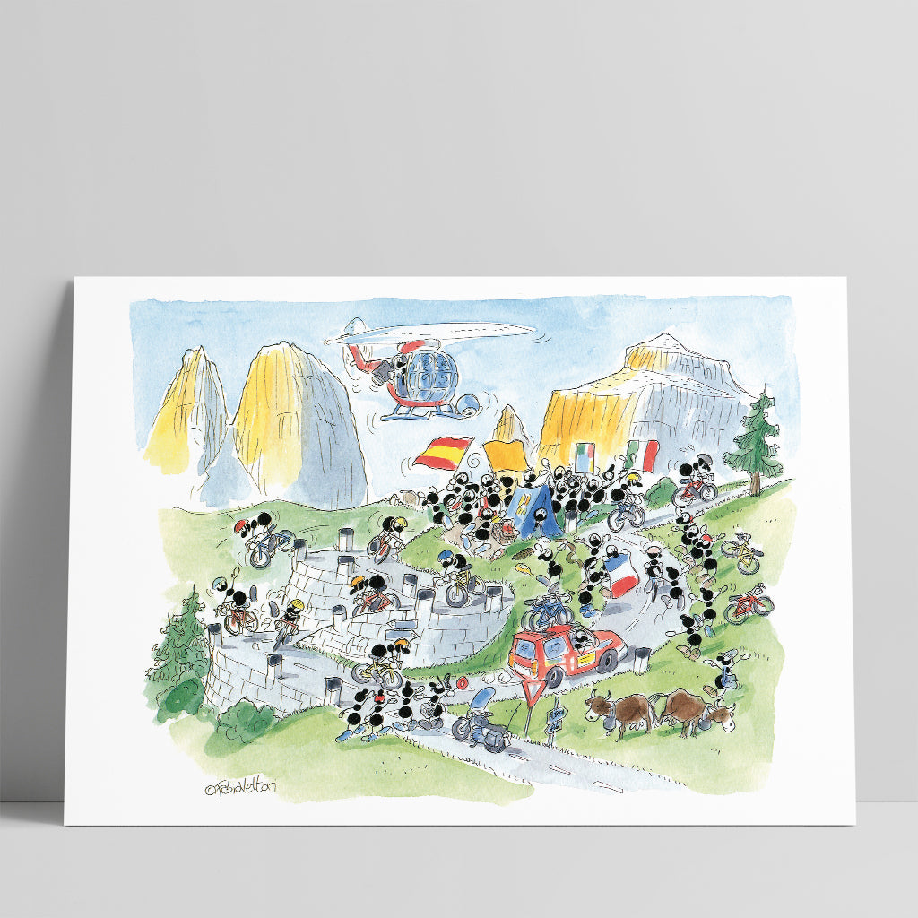 Poster "Cycling" 25x35 cm