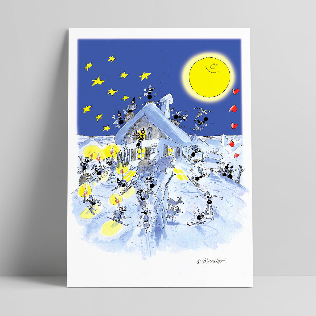 Poster "Fiaccolata" 25x35cm