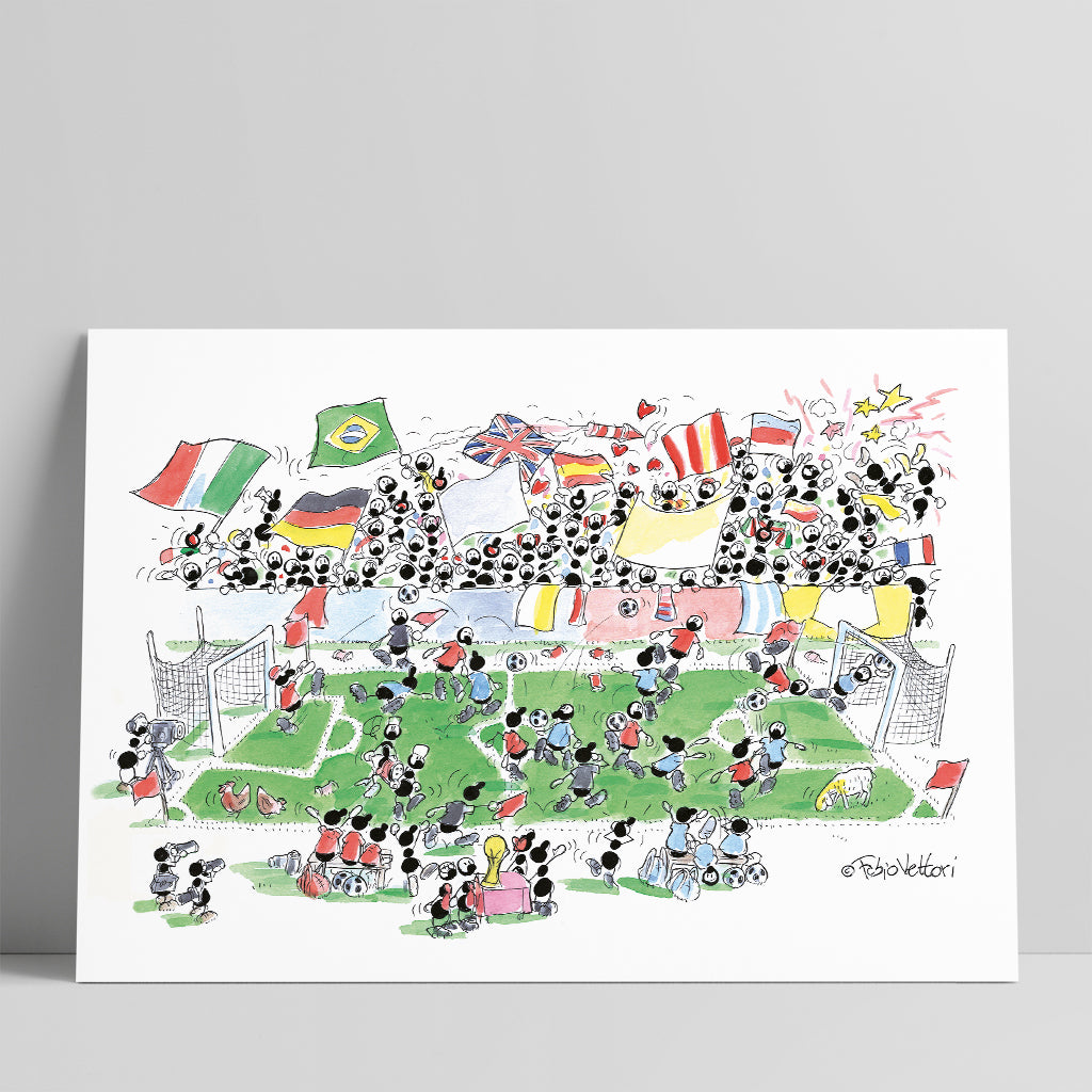 Poster "Calcio" 25x35cm