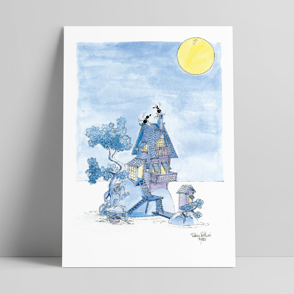 Poster "Serenata blu" 25x35 cm