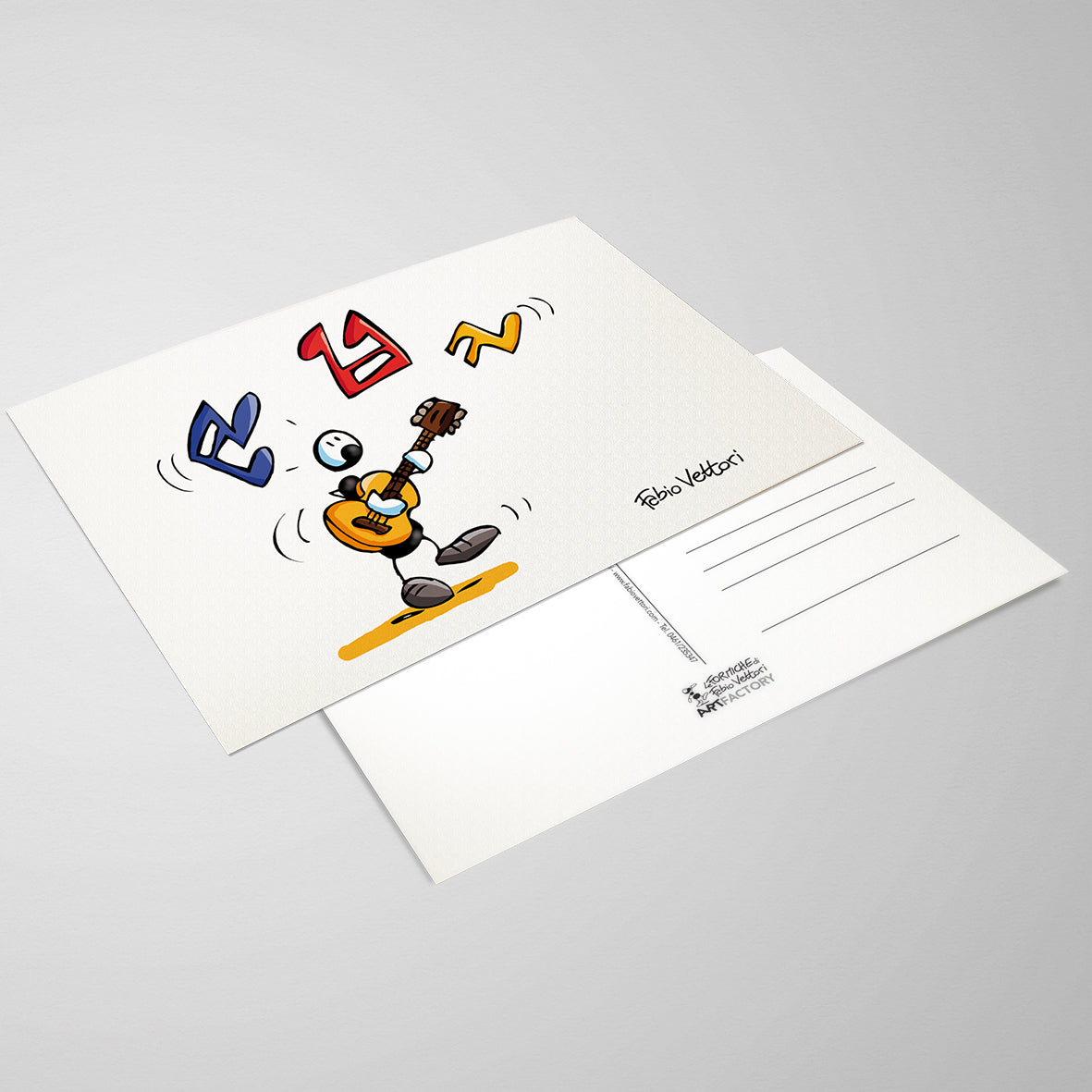 Postcard "Guitarist"