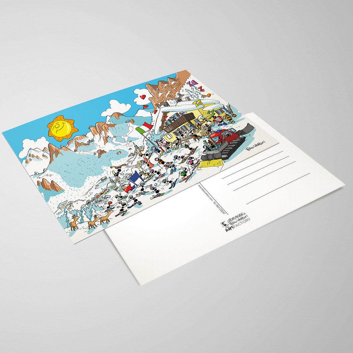 Cartolina "Rifugio d'inverno"