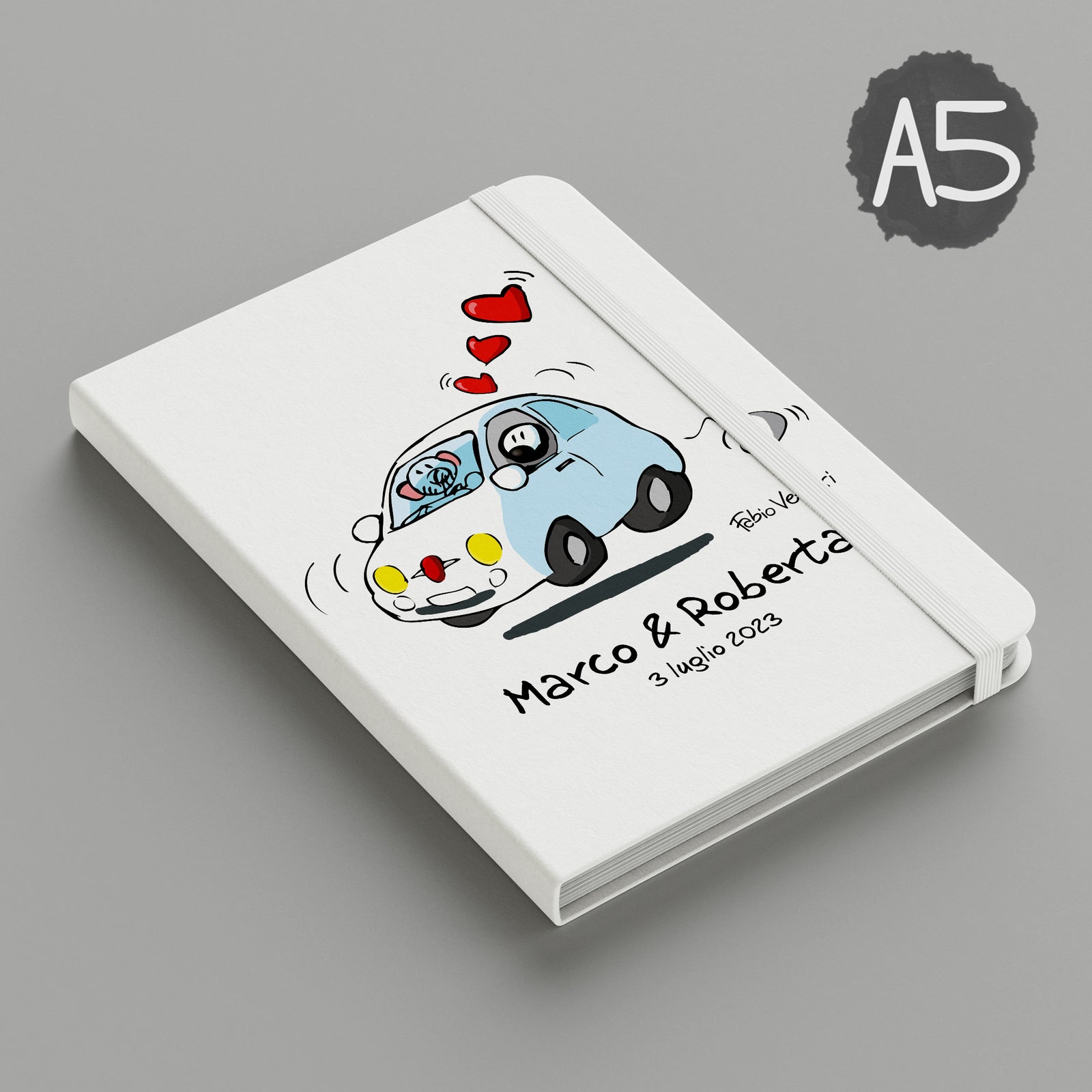 Personalized notebook subject "500"