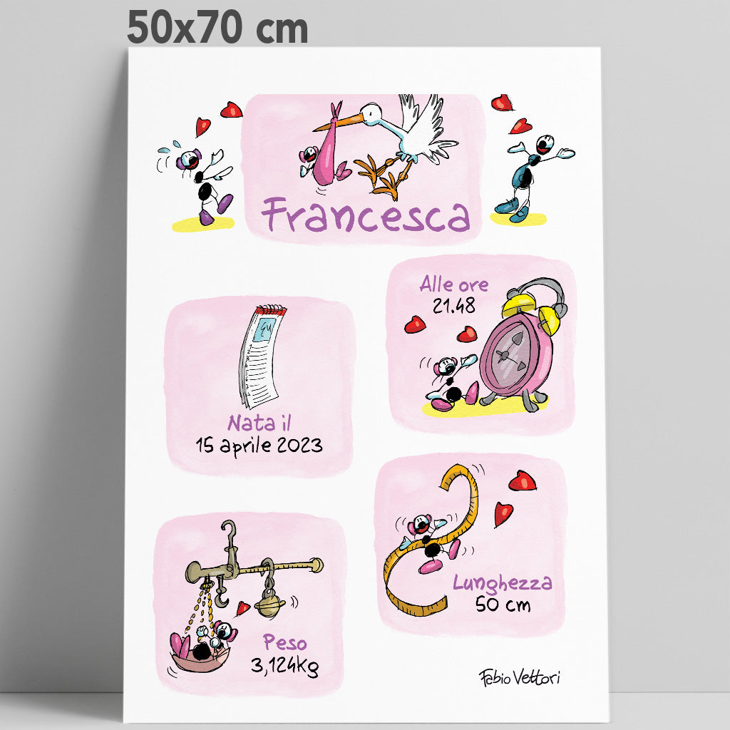 50x70 cm - Femmina