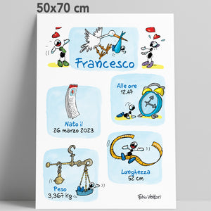 50x70 cm - Maschio