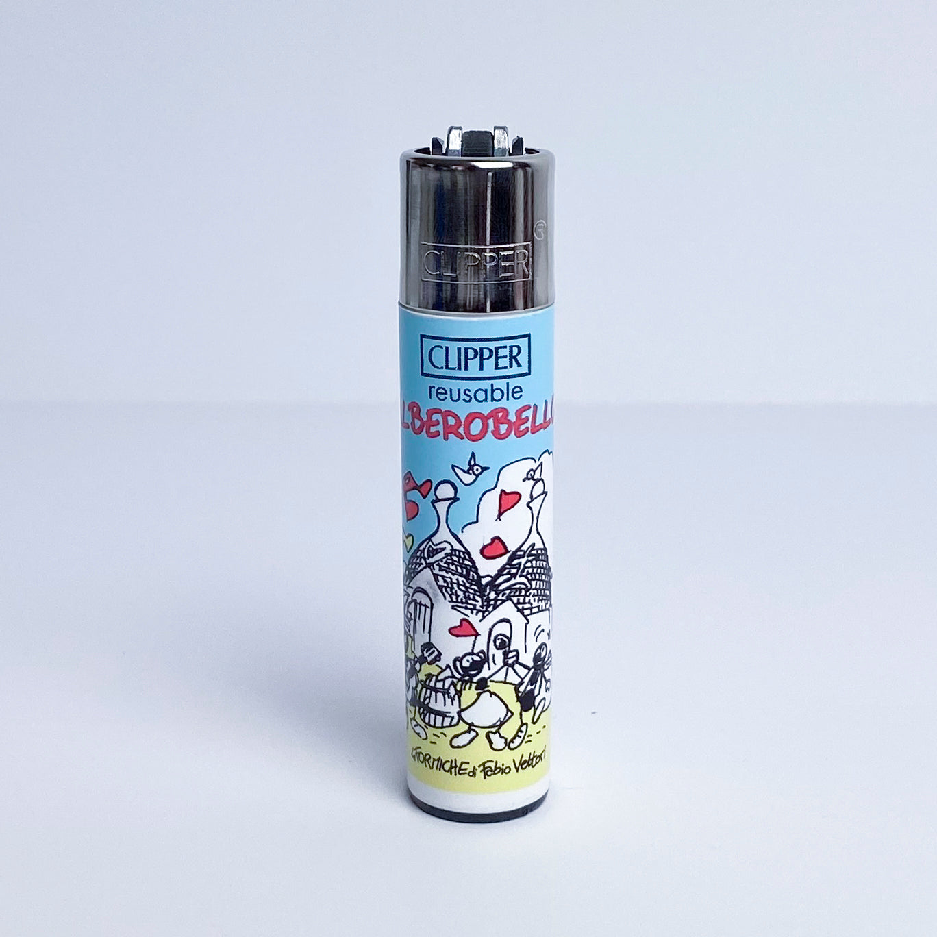 CLIPPER lighter limited series city of Italy by Fabio Vettori Subject "Alberobello"