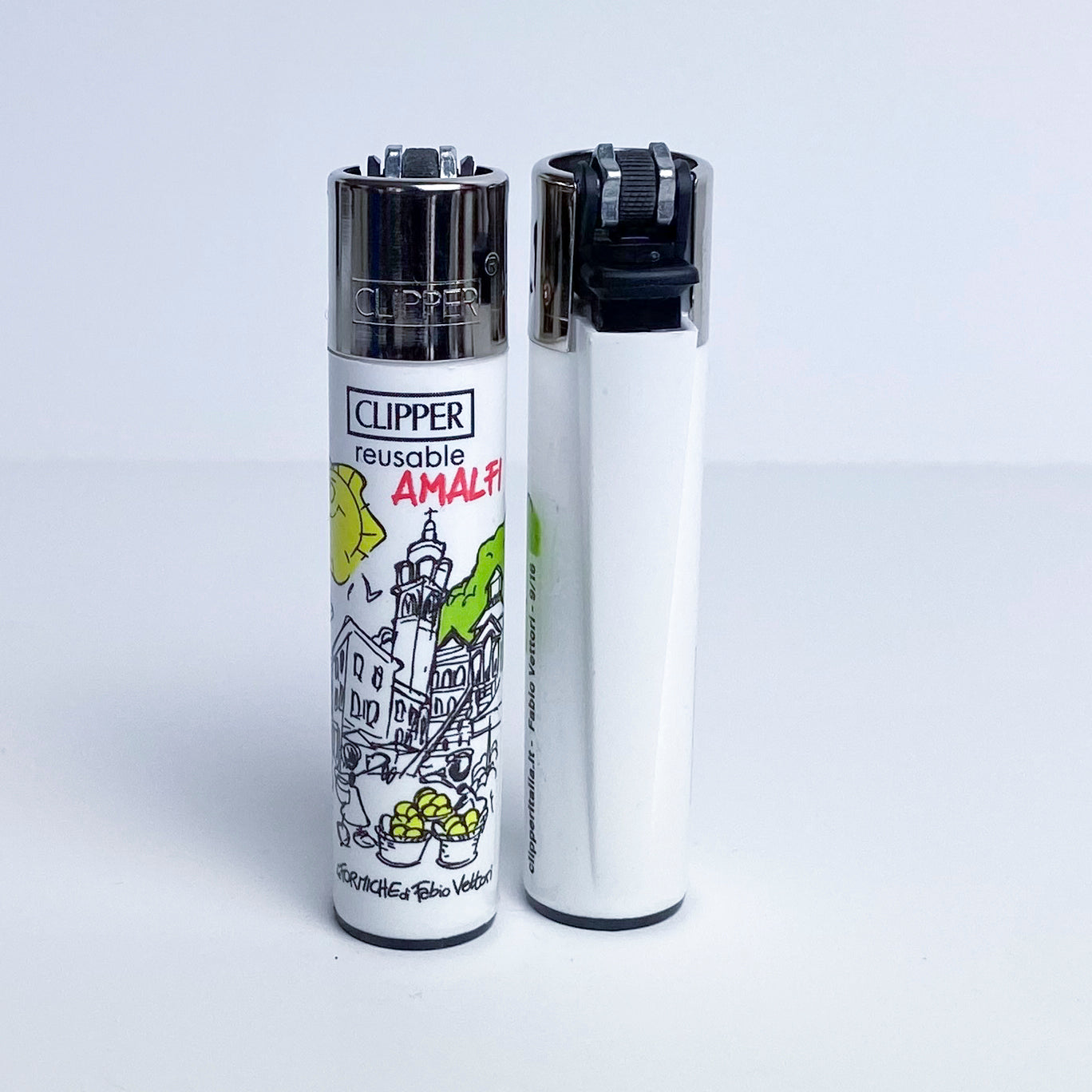 CLIPPER lighter limited series cities of Italy by Fabio Vettori Subject "Amalfi"