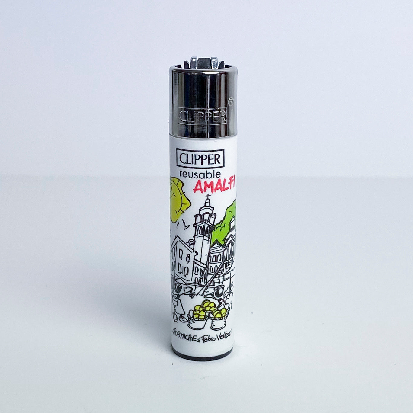 CLIPPER lighter limited series cities of Italy by Fabio Vettori Subject "Amalfi"