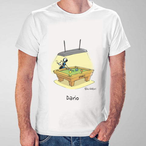 T-Shirt Personalizzata "Biliardo"