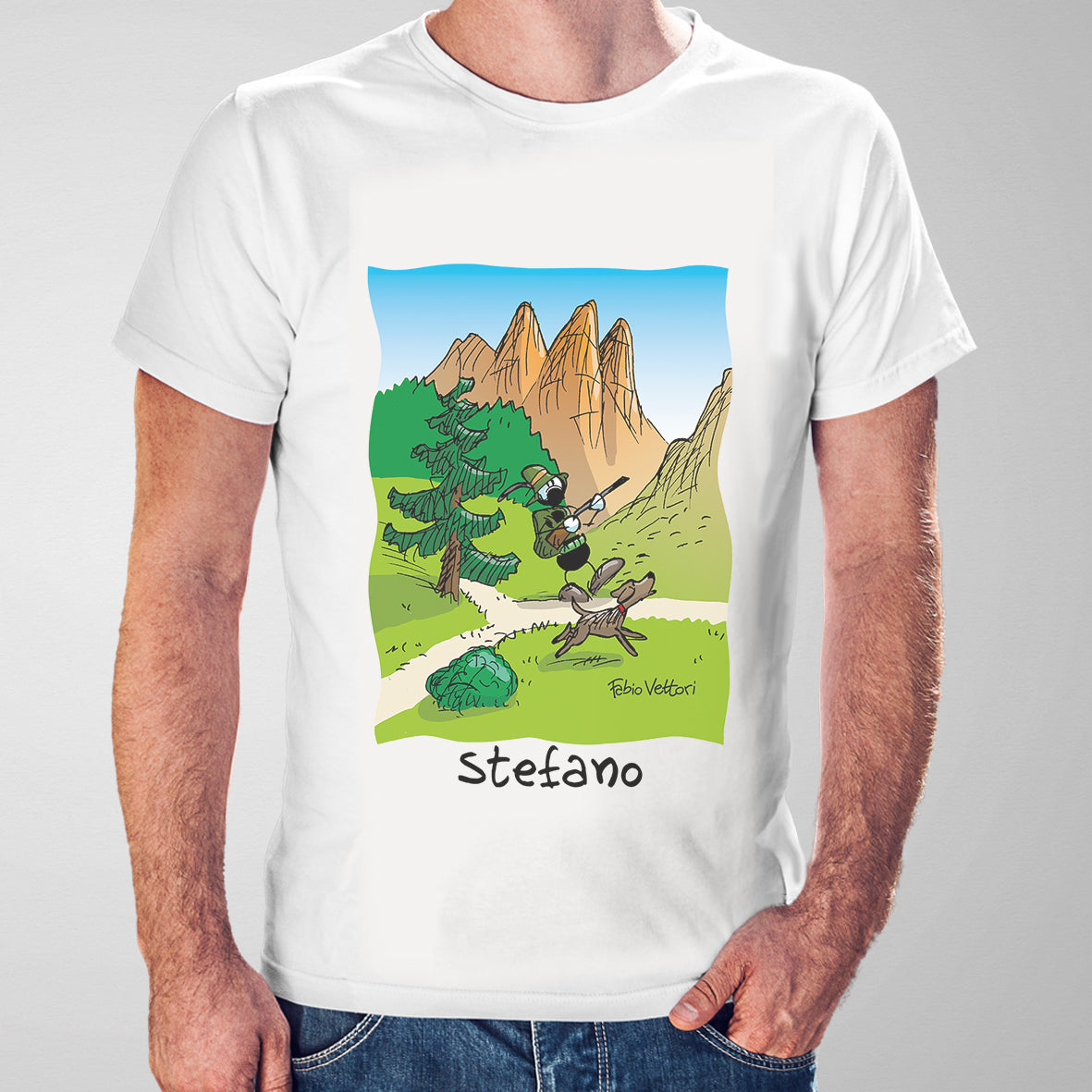 T-Shirt Personalizzata "Cacciatore"