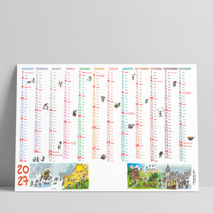 Poster Calendar 2026 of the Ants by Fabio Vettori