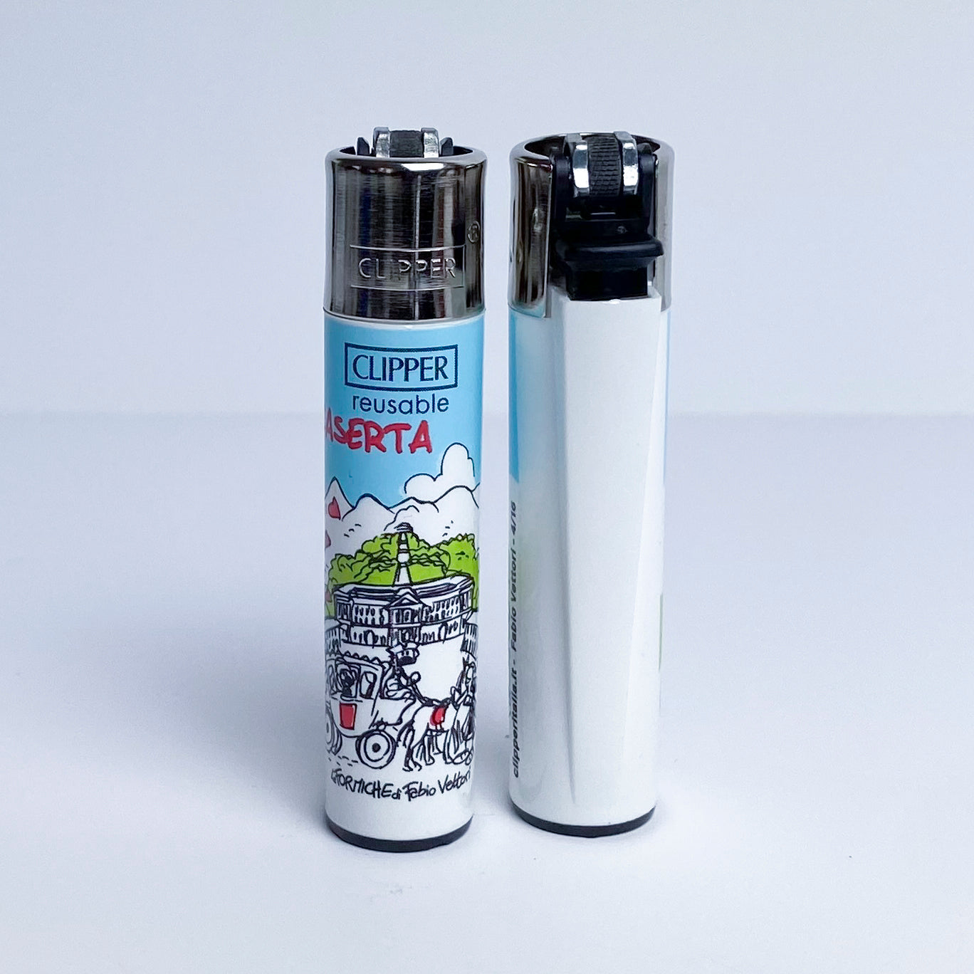 CLIPPER lighter limited series city of Italy by Fabio Vettori Subject "Caserta"
