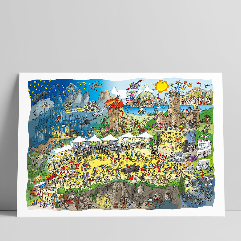 Poster "Comics&Games" 50x70cm