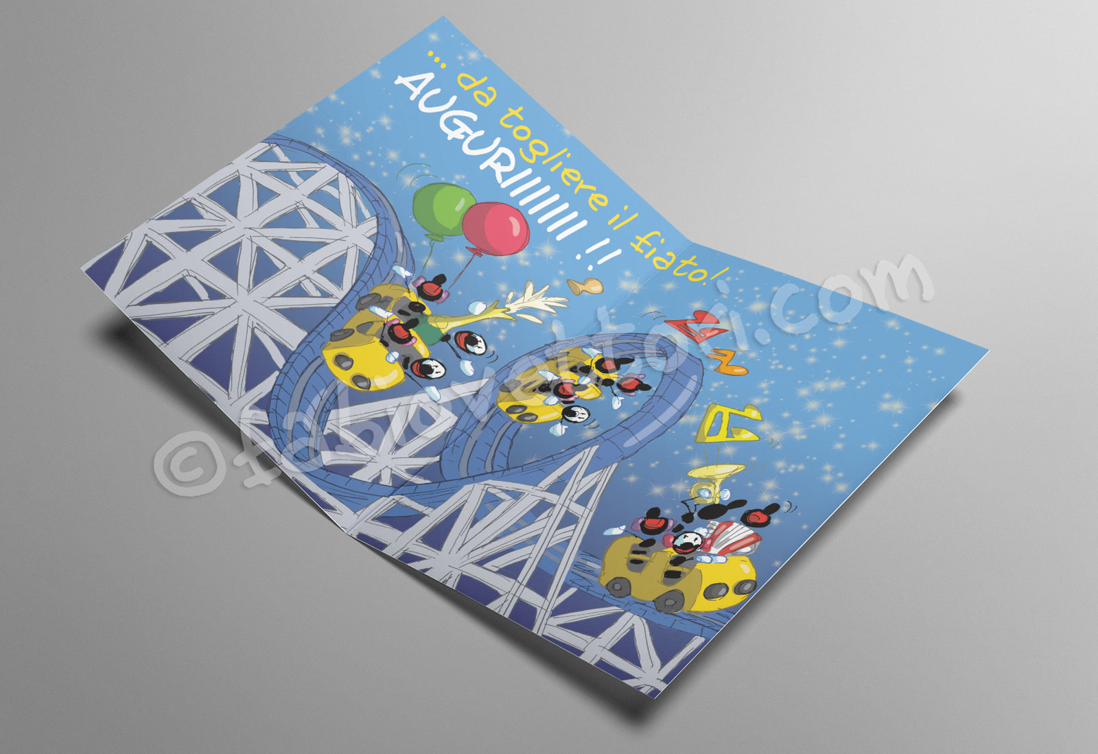 Laminated Greetings Card (FV10-184)