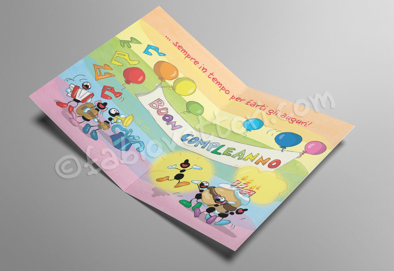 Birthday laminated card (FV10-219)