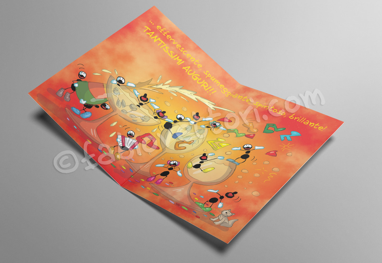 Birthday laminated card (FV10-221)