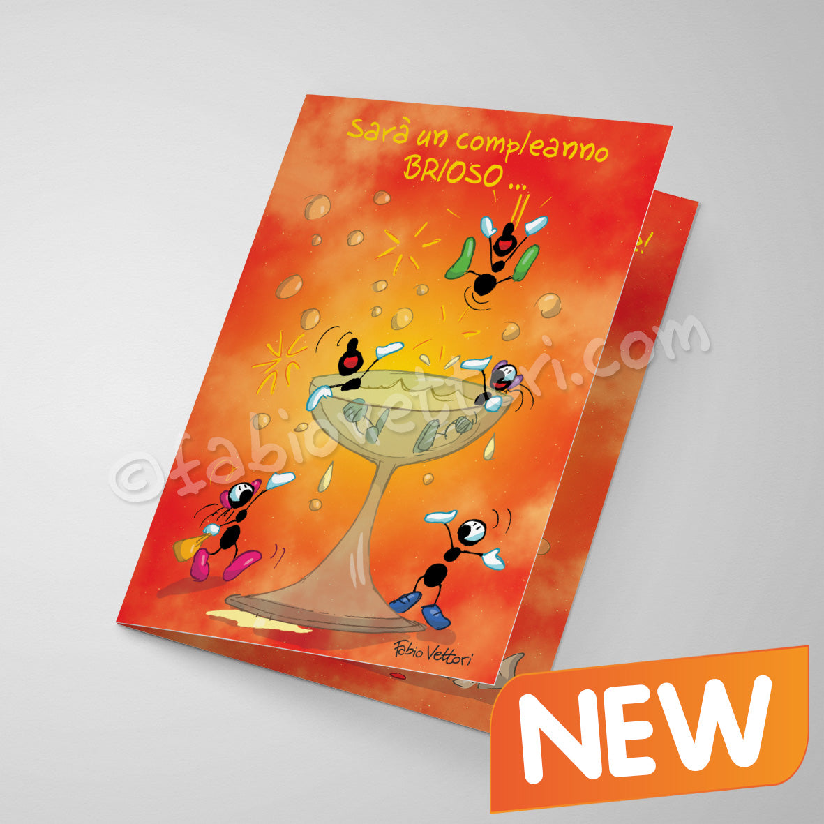 Birthday laminated card (FV10-221)