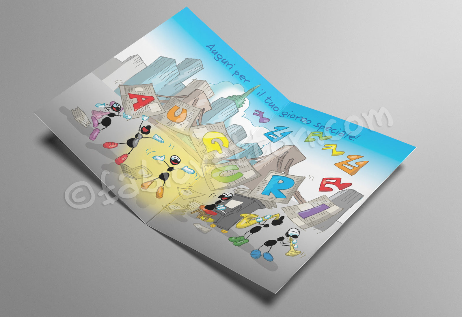 Laminated Greetings Card (FV10-224)