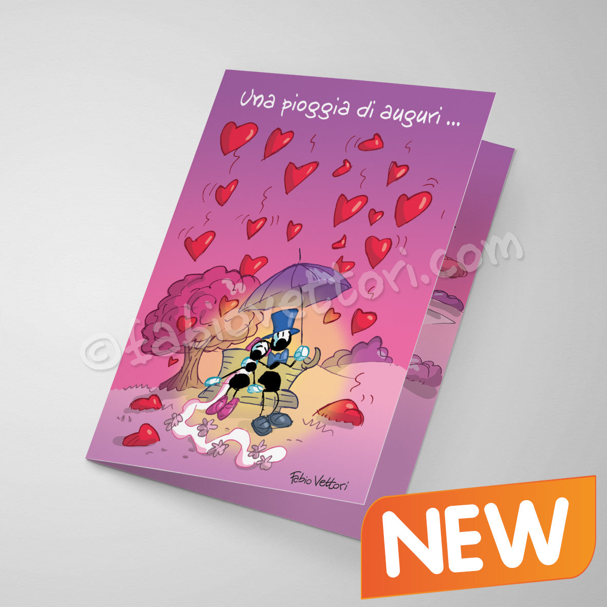 Wedding laminated card (FV10-228)