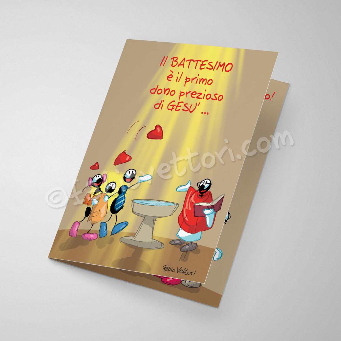Baptism laminated card (FV10-230)