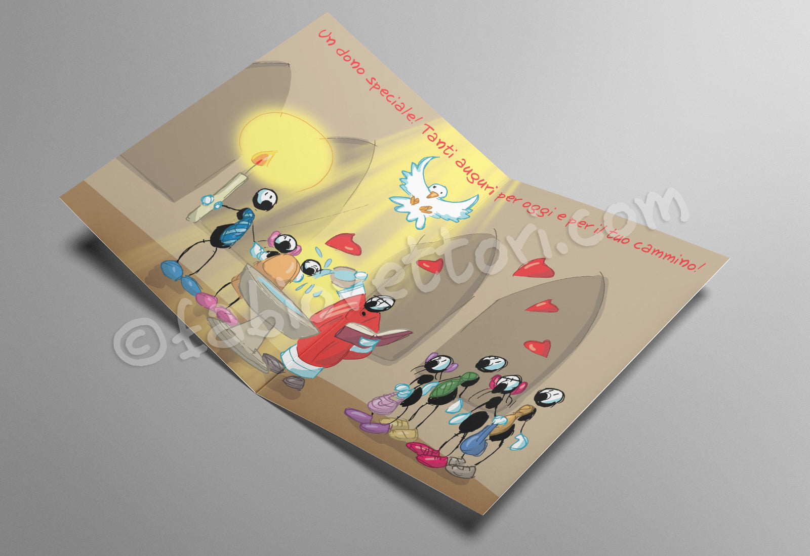 Baptism laminated card (FV10-230)