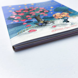 Etichette autoadesive per confetture, biscotti, quaderni, libri, scatole, ecc... Soggetto "Albero innamorati" (FV39-03)