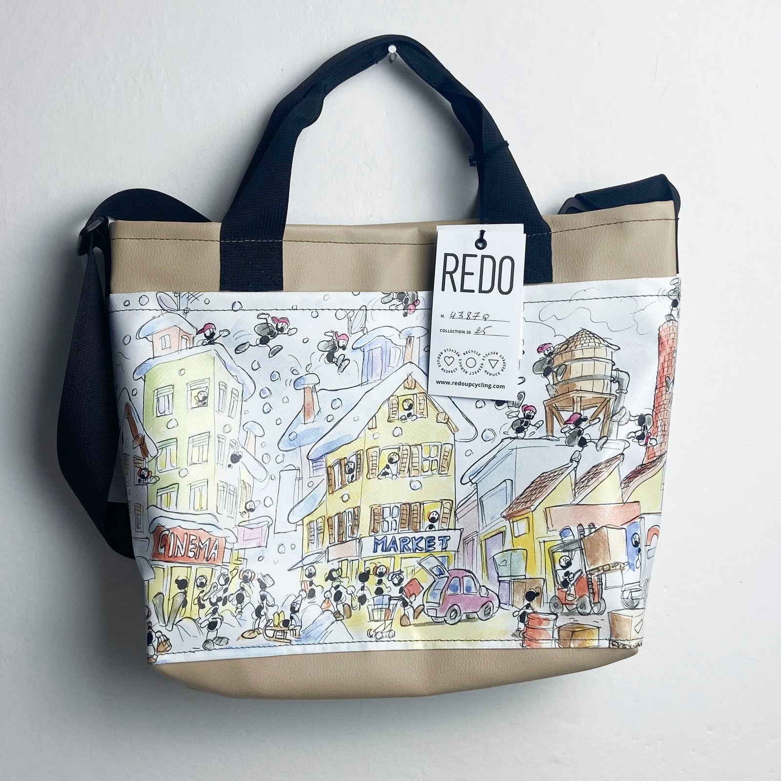 Borsa Tracolla modello FAT con tasca esterna FV4387