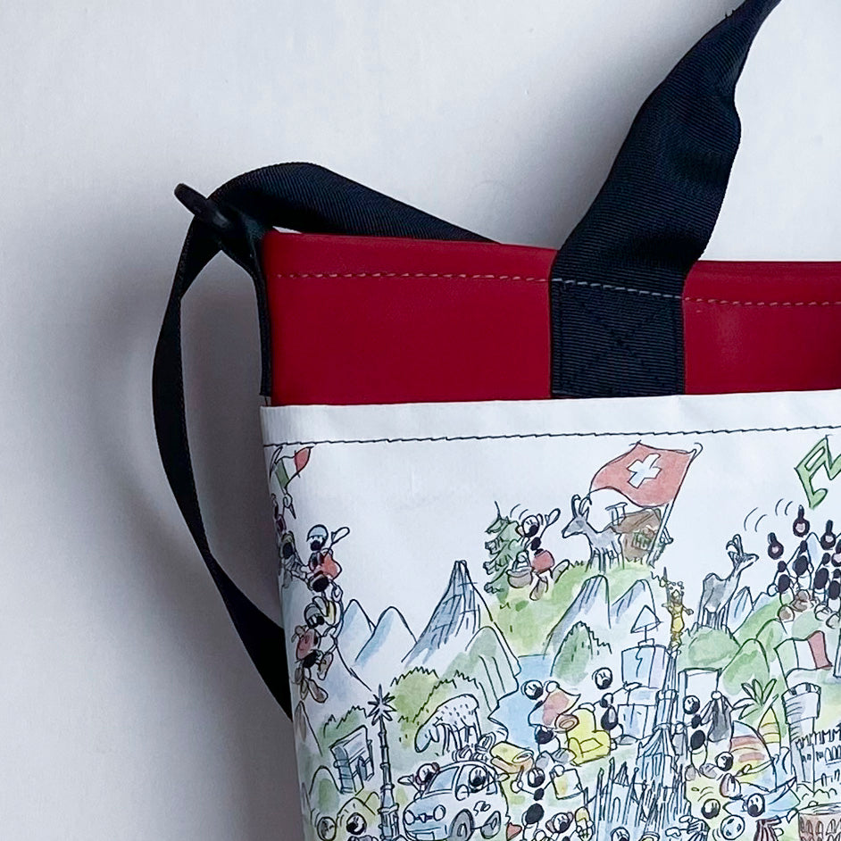 TRAC model shoulder bag with external pocket FV5580