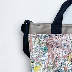 FAT model shoulder bag with external pocket FV6722