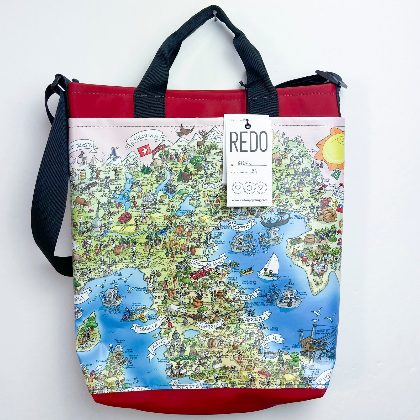 TRAC model shoulder bag with external pocket FV6727