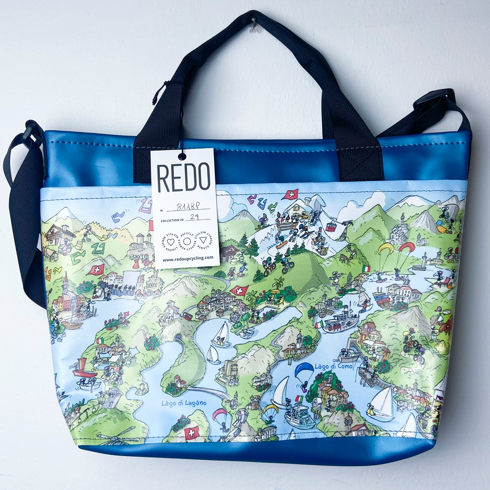 FAT model shoulder bag with external pocket FV8118