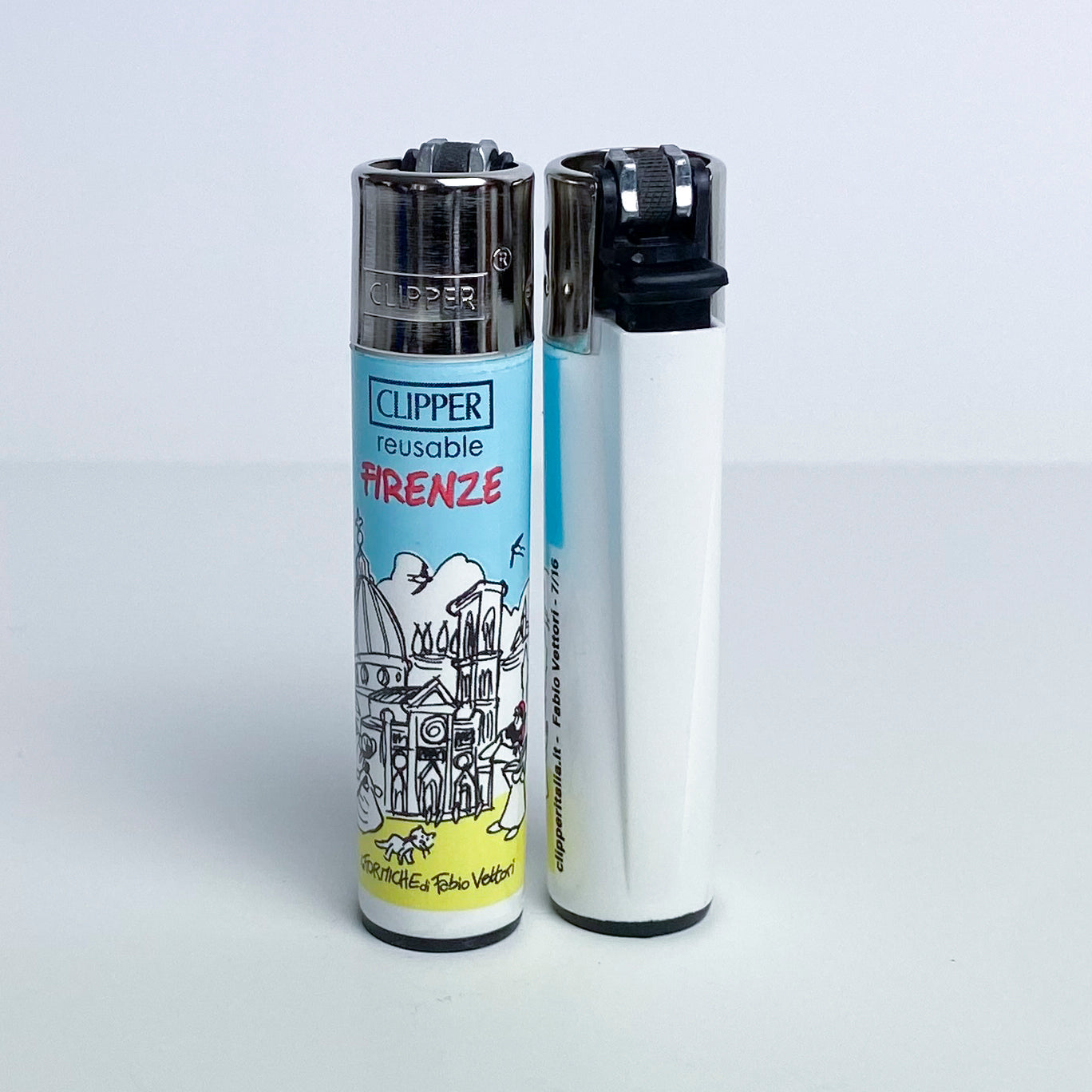 CLIPPER lighter limited series city of Italy by Fabio Vettori Subject "Florence"