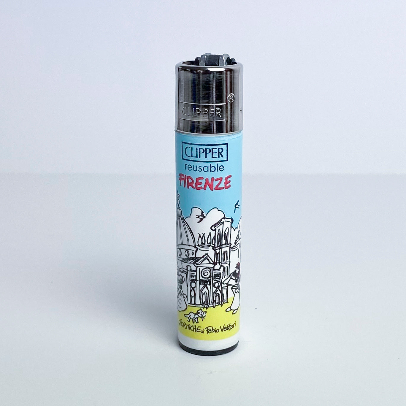 CLIPPER lighter limited series city of Italy by Fabio Vettori Subject "Florence"